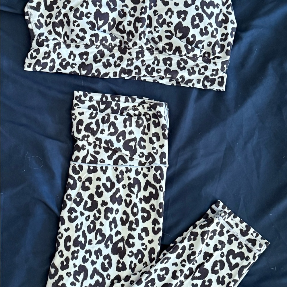 Aerie Leopard Print Activewear Set
